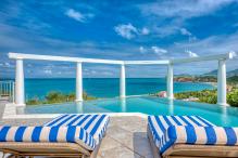 Luxury Pool Villa St Martin - Pool View